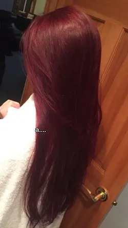 cabelo vermelho💆♀️