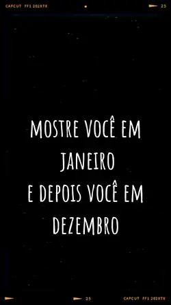 JANEIRO X DEZEMBRO 