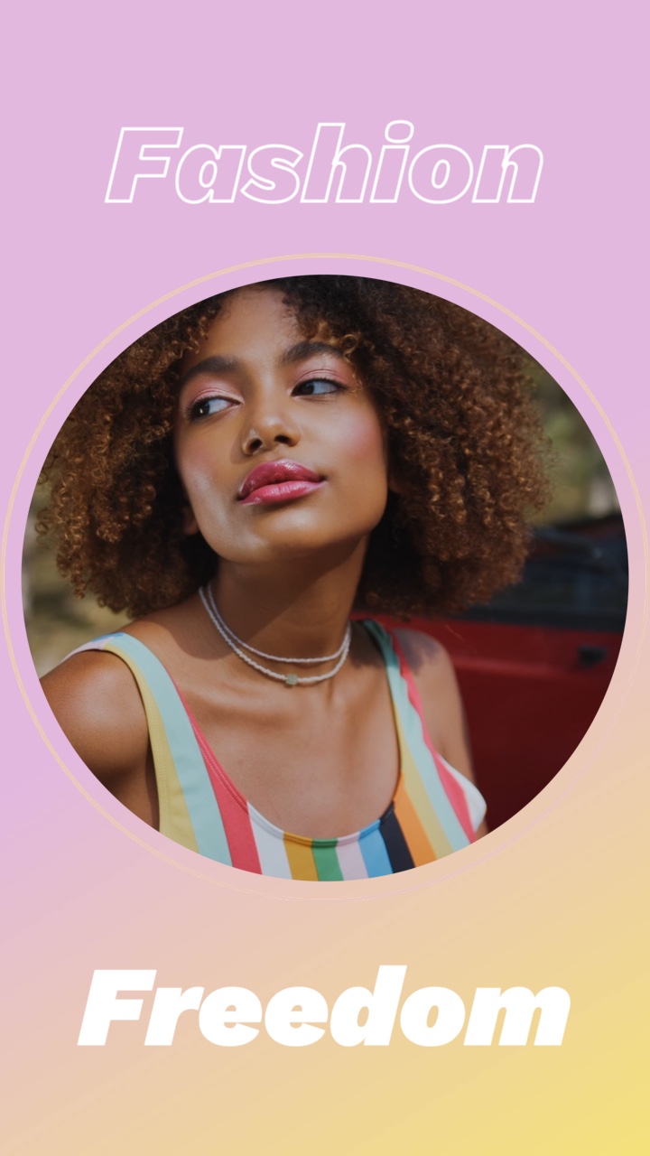 Girls' Clothing Promo Stomp Animation