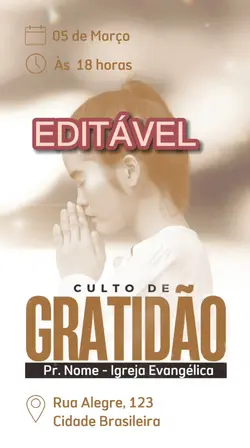 Culto de Gratidão 