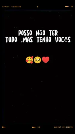 Tenho vocês 