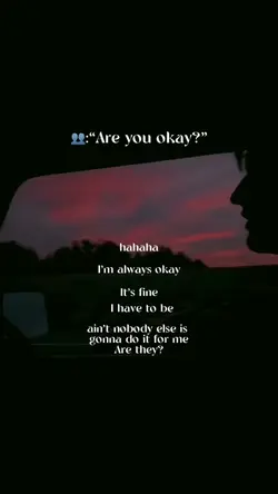 👥:“ Are you okay?”