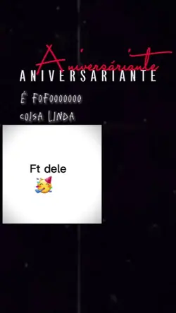 aniversário/parabéns