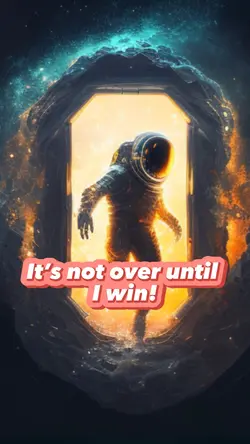 Not over till I win!