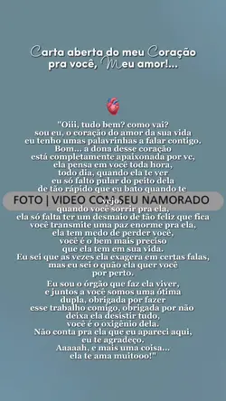 carta aberta| coraçã