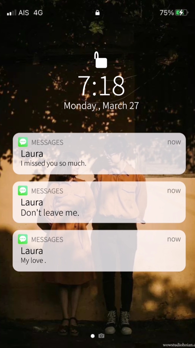 Pantalla de bloqueo de iPhone 