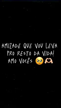 Amo vocês❤️