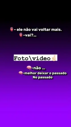 Ele não vai voltar
