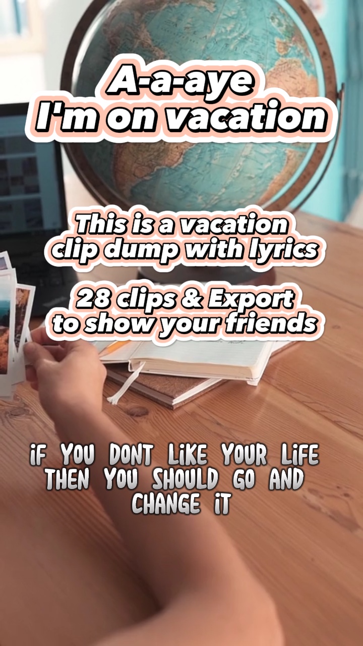 Ich bin im Urlaub