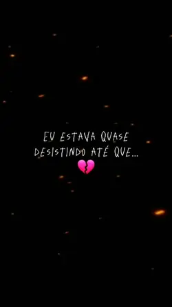 ATÉ Q VC APARECEU...