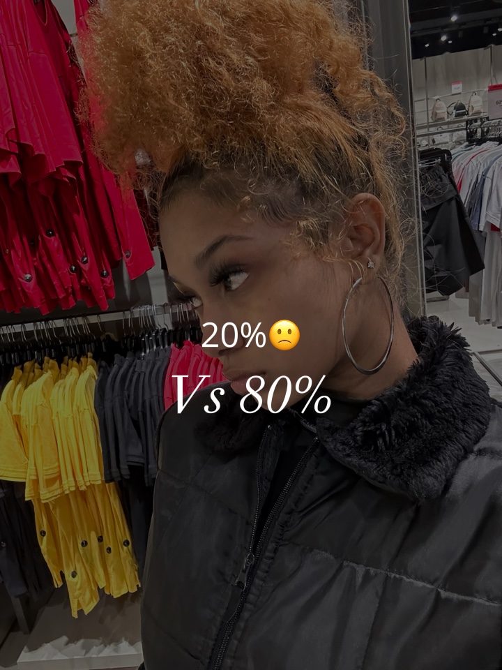 80%vs 20%🤧