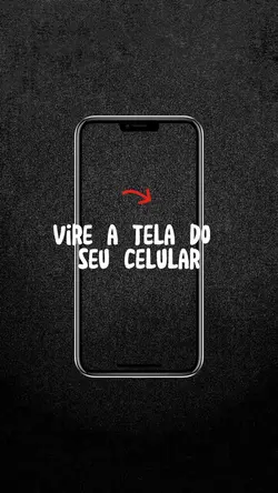Vire o celular