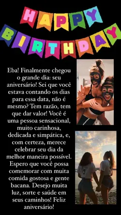 Aniversário 🎂 
