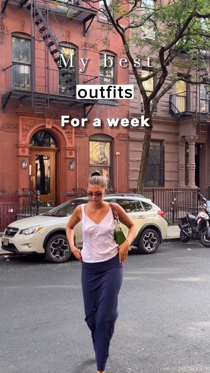 Tenues pour une semaine🤎