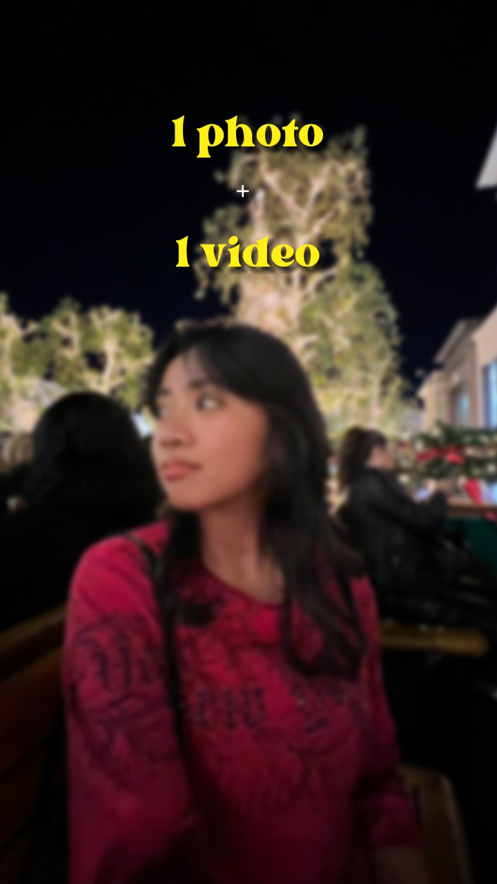 1 pic + 1 vid 