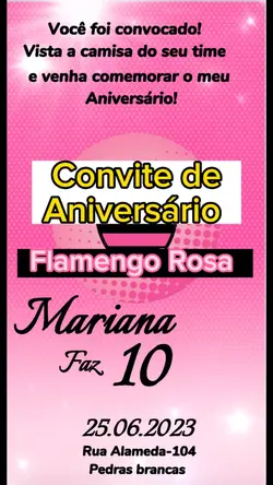 Convite Flamengo 