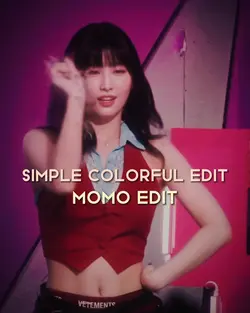 Simple colorful edit