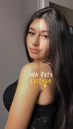 sua foto editada 🙀