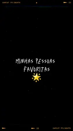 Pessoas favoritas 