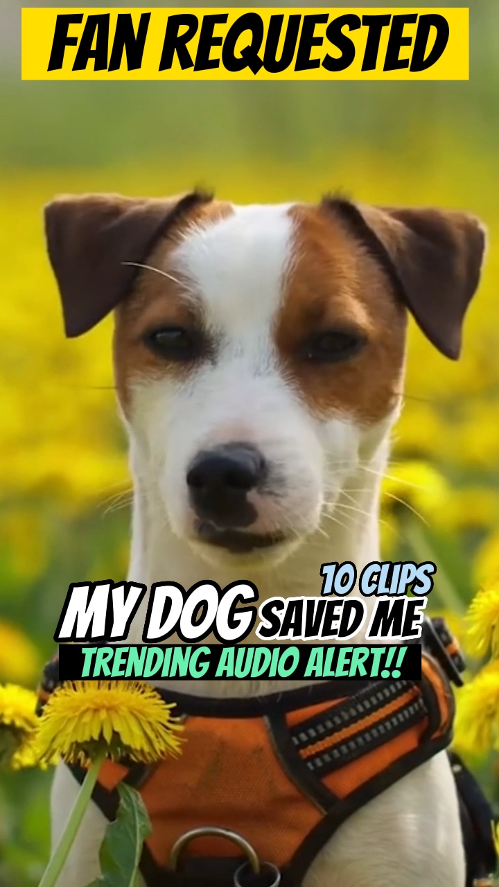 My dog saved me! 