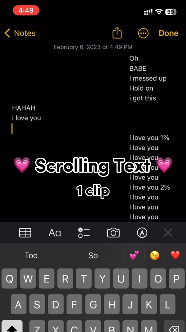 Scrolling Text
