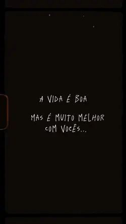 Com vocês ❤️