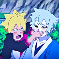 Boruto e Mitsuki<333