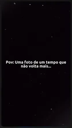 Um tempo atrás...