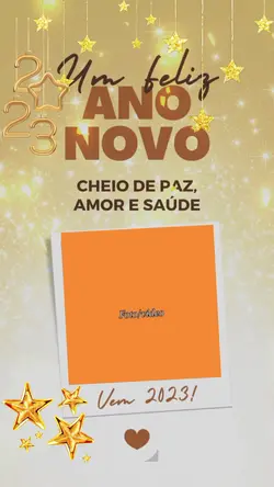 Card de ano novo