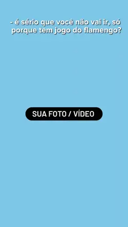 so pelo jogo do Fla?