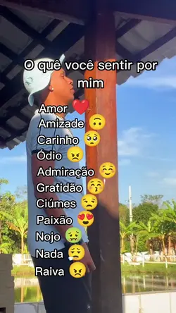 O quê sentir por mim