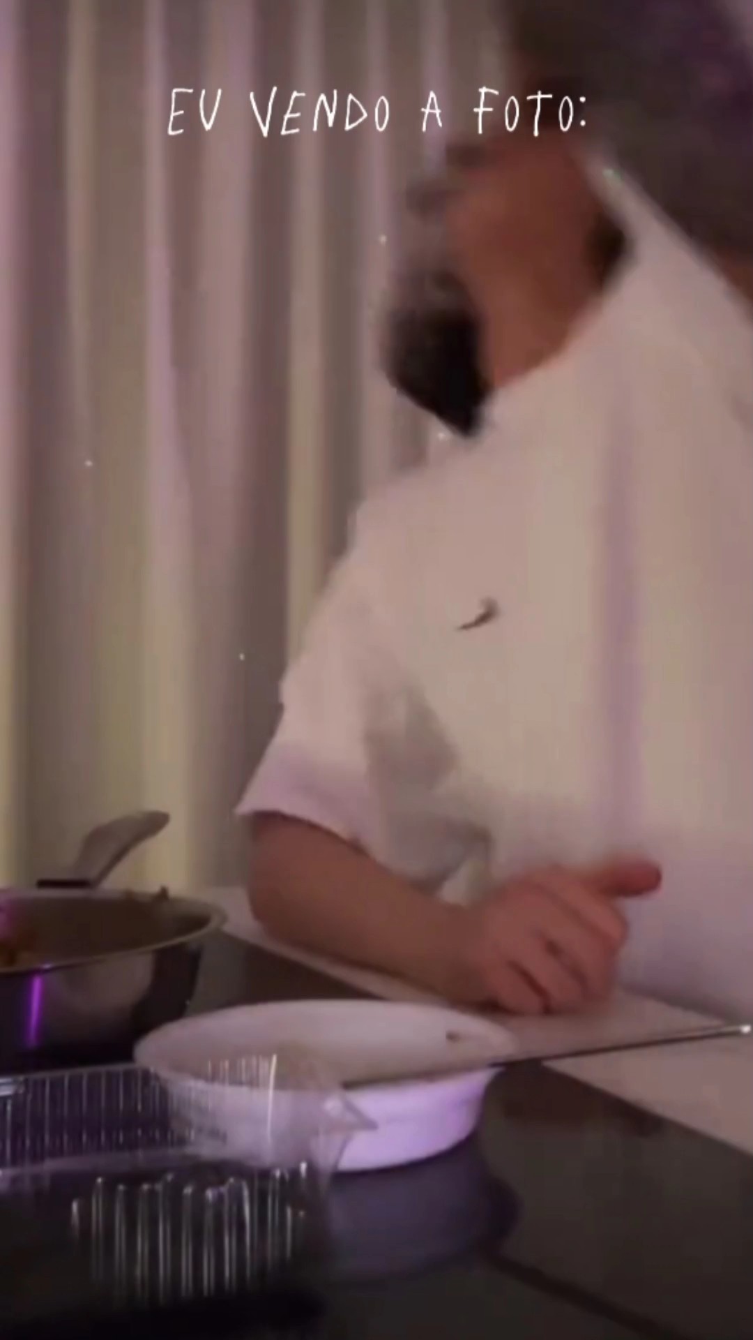 eu vendo a foto do V