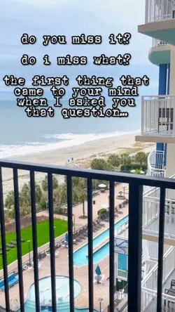 Do you miss it? 🏖️