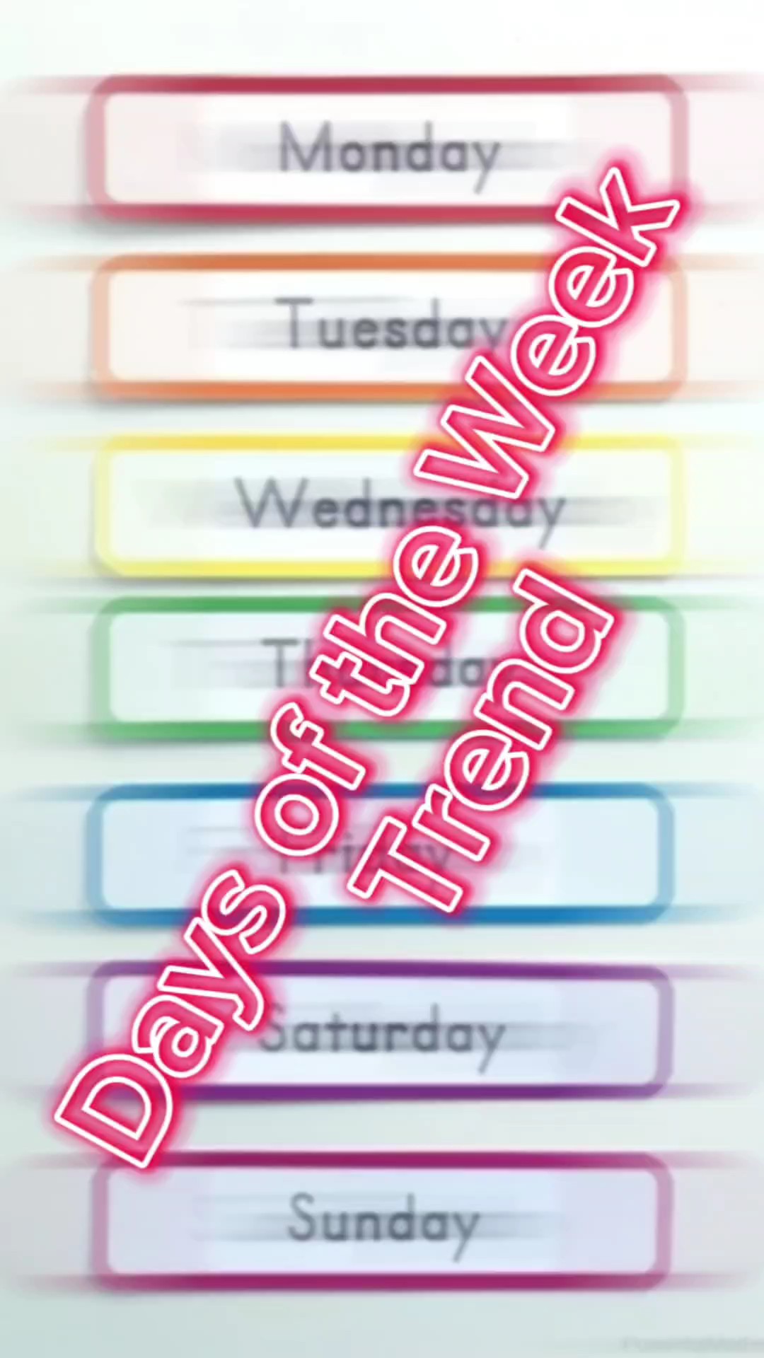 Tage der Woche
