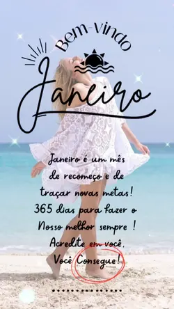 Bem vindo Janeiro!!!