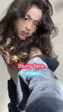 Blurry face
