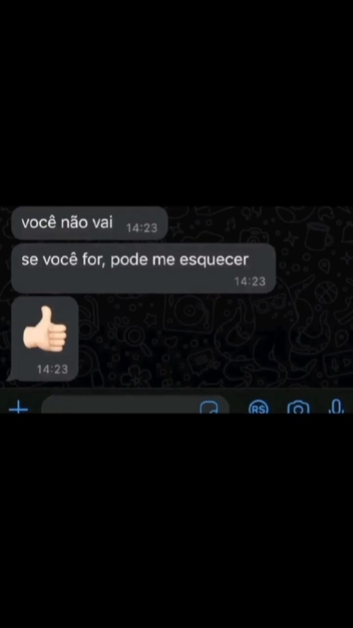 se for, me esqueça 