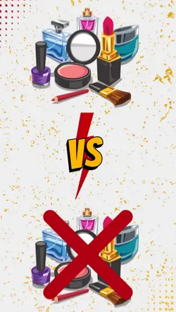 Com e sem make💄💋