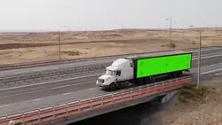 Green screen van