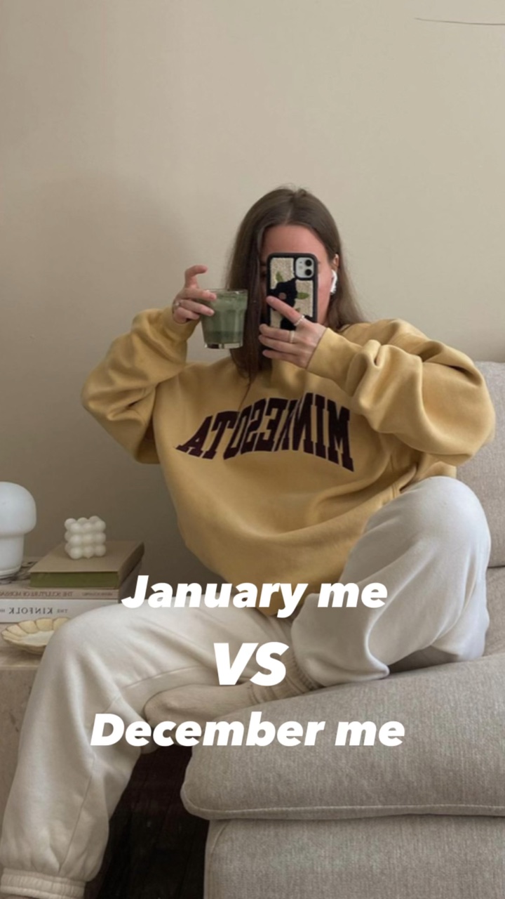 Janeiro eu VS Dezembro eu 