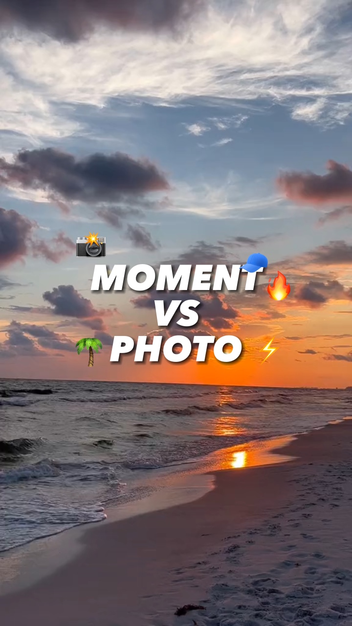Moment vs photo