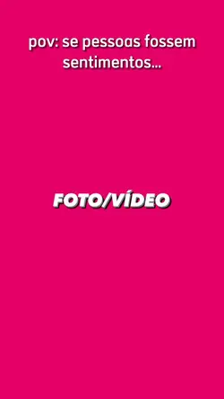 Se pessoas fossem
