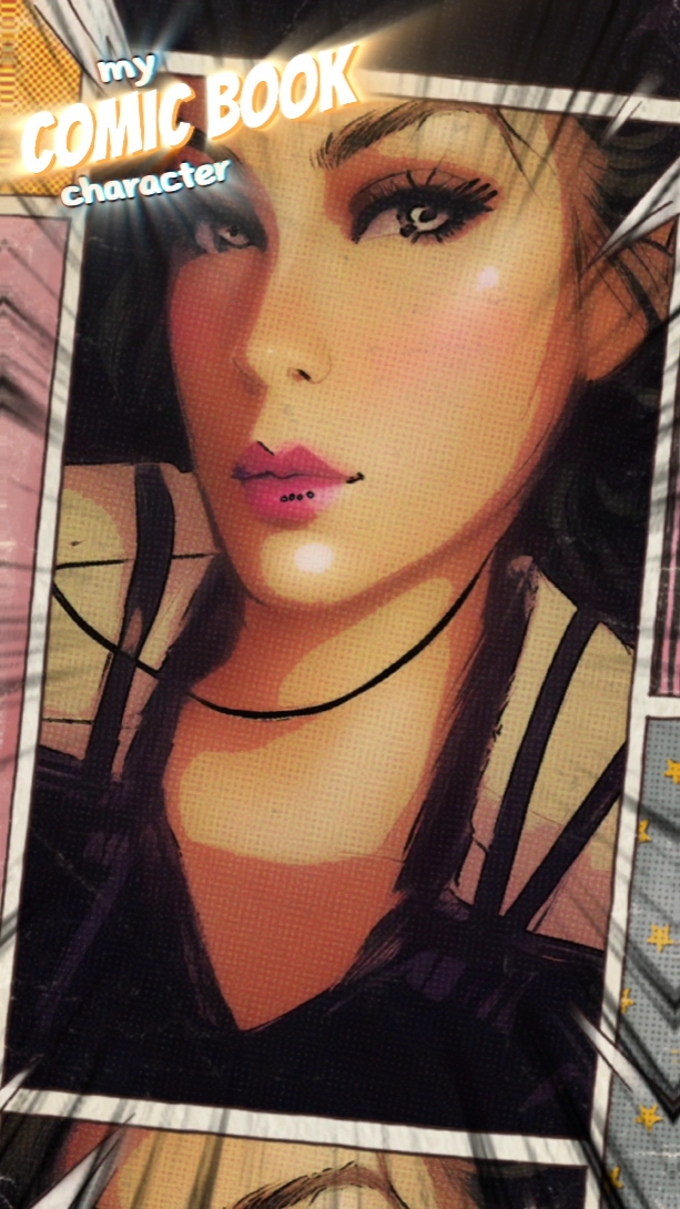 comic book AI filter