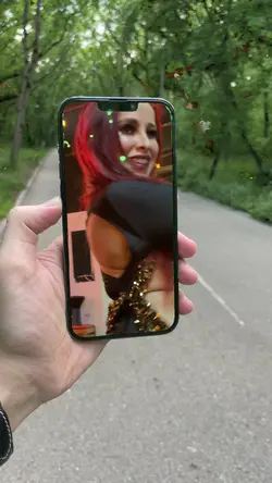 Phone screen effect