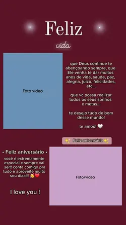 feliz aniversário!