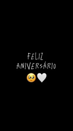 feliz aniversário 