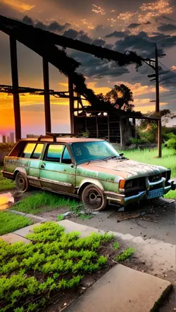Carro abandonado