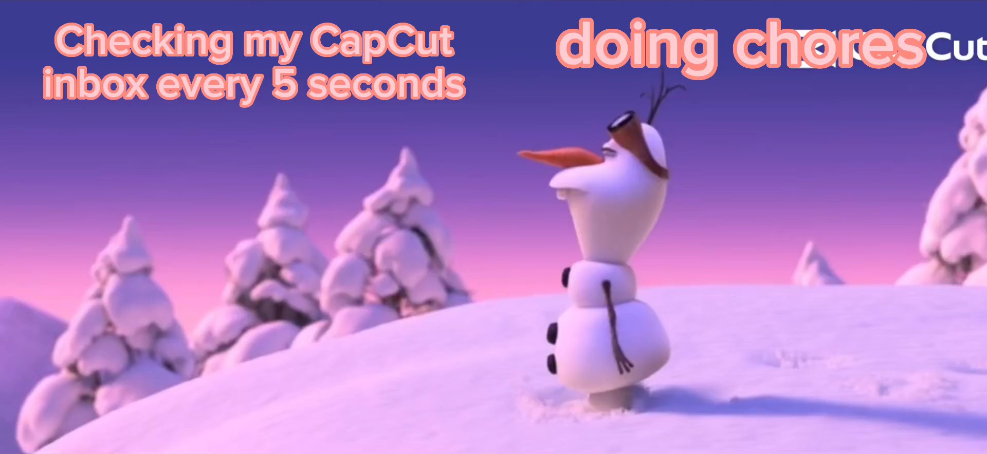 doing chores or