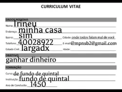 meu currículo 