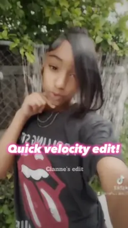 Quick velocity edit